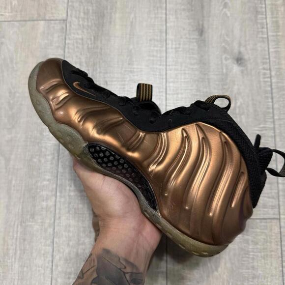 Nike Air Foamposite One Copper Gold Black Sneakers 314996-007 Size 8 Men main image 8